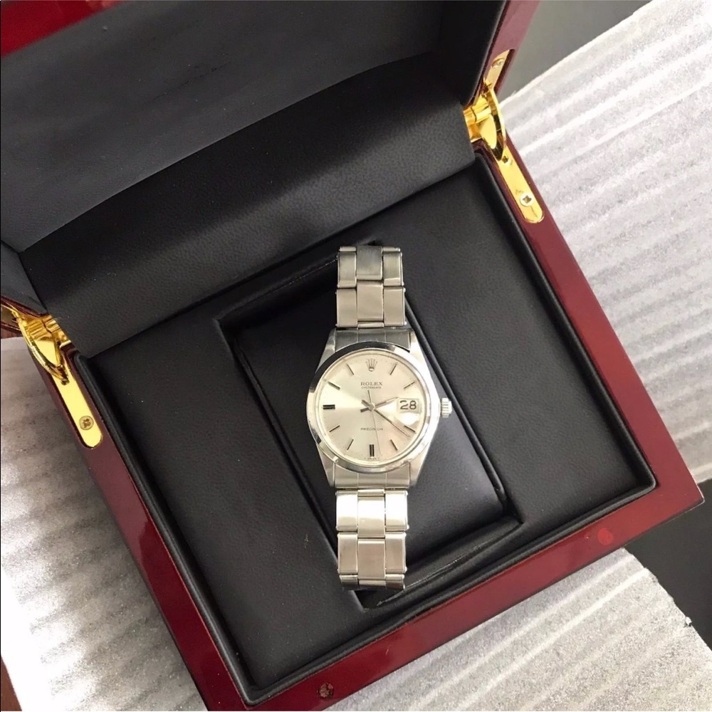 Rolex stainless men’s 34mm oyster perpetual - Picture 3 of 5